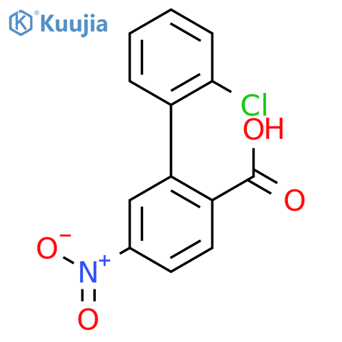 2-(2-chlorophenyl)-4-nitrobenzoic Acid structure
