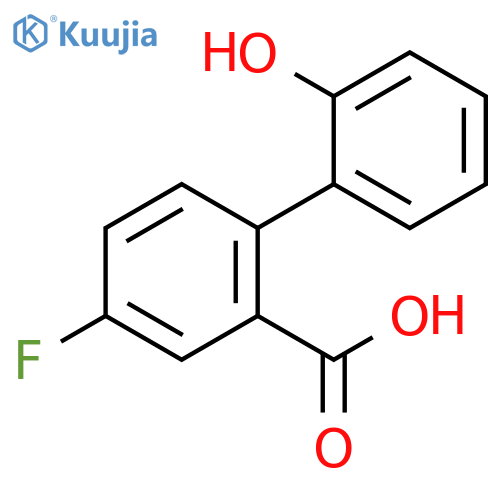 5-Fluoro-2-(2-hydroxyphenyl)benzoic acid structure