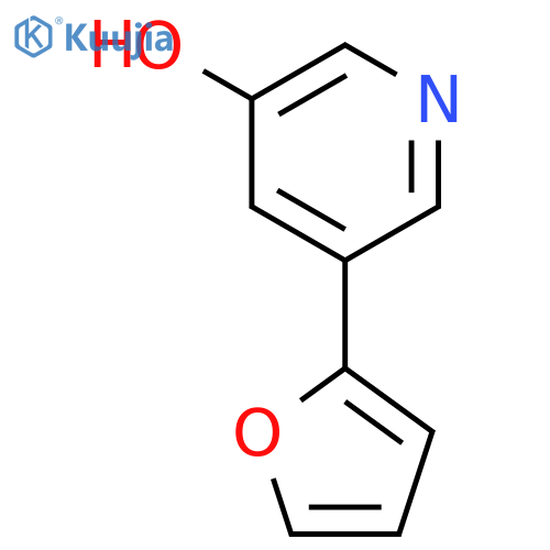 5-(Furan-2-yl)pyridin-3-ol structure