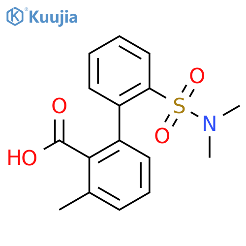 2-(2-N,N-Dimethylsulfamoylphenyl)-6-methylbenzoic acid structure