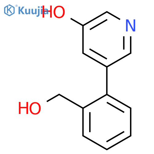 5-[2-(Hydroxymethyl)phenyl]pyridin-3-ol structure