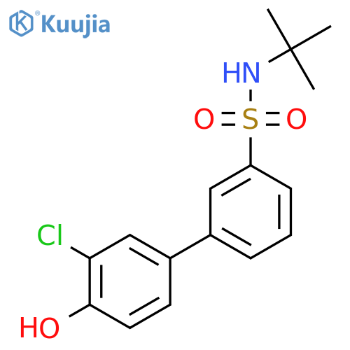 4-(3-t-Butylsulfamoylphenyl)-2-chlorophenol structure