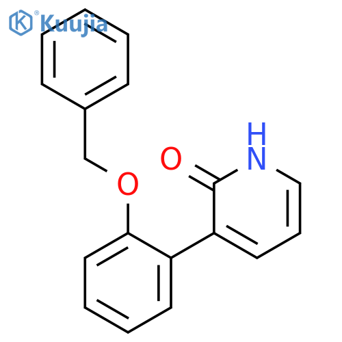 3-[2-(Benzyloxy)phenyl]pyridin-2(1H)-one structure