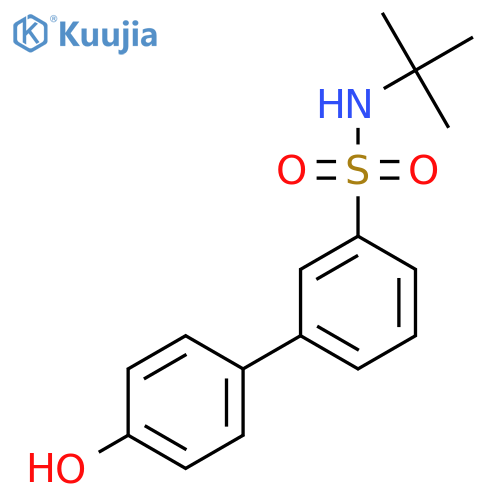 4-(3-T-Butylsulfamoylphenyl)phenol structure