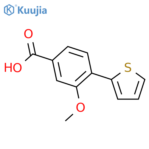 3-Methoxy-4-(thiophen-2-YL)benzoic acid structure