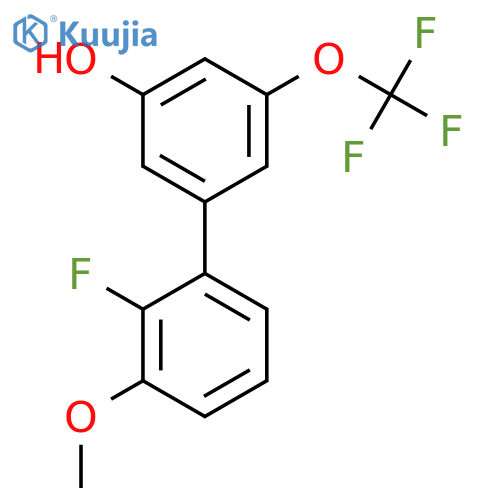 5-(2-Fluoro-3-methoxyphenyl)-3-trifluoromethoxyphenol structure