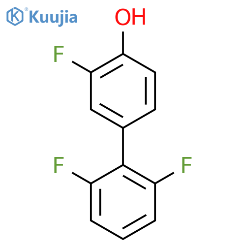 4-(2,6-Difluorophenyl)-2-fluorophenol structure