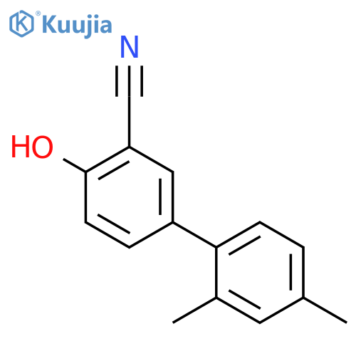 2-Cyano-4-(2,4-dimethylphenyl)phenol structure
