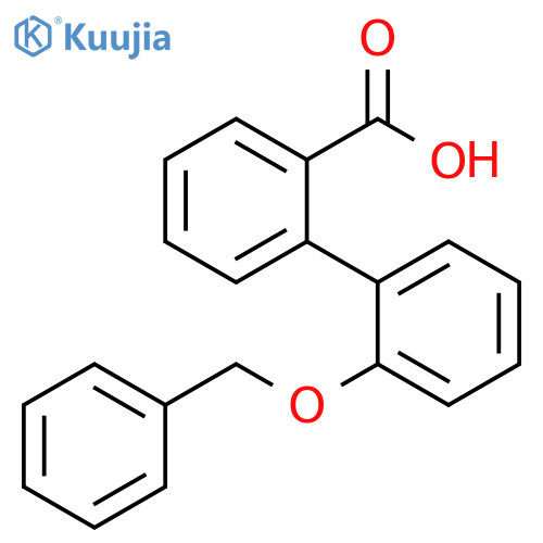 [1,1'-Biphenyl]-2-carboxylic acid, 2'-(phenylmethoxy)- structure