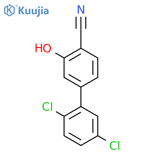 4-(2,5-dichlorophenyl)-2-hydroxybenzonitrile structure