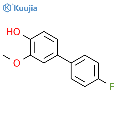 4-(4-Fluorophenyl)-2-methoxyphenol structure