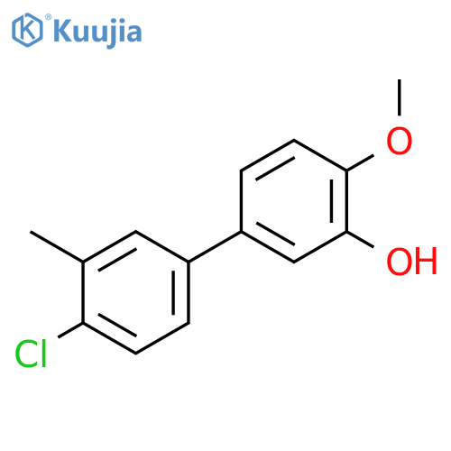 5-(4-Chloro-3-methylphenyl)-2-methoxyphenol structure