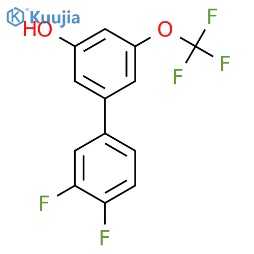 5-(3,4-Difluorophenyl)-3-trifluoromethoxyphenol structure