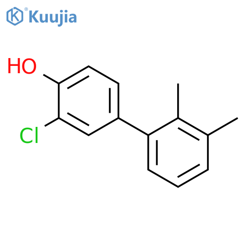 2-Chloro-4-(2,3-dimethylphenyl)phenol structure