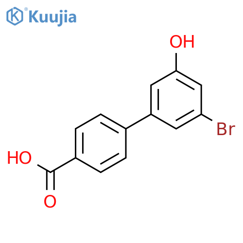 3-Bromo-5-(4-carboxyphenyl)phenol structure
