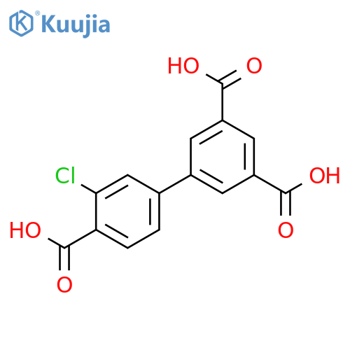 2-Chloro-4-(3,5-dicarboxyphenyl)benzoic acid structure