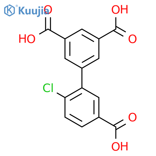 4-Chloro-3-(3,5-dicarboxyphenyl)benzoic acid structure