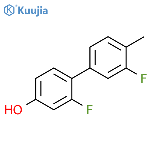 [1,1'-Biphenyl]-4-ol, 2,3'-difluoro-4'-methyl- structure