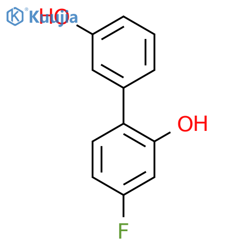 3-(4-Fluoro-2-hydroxyphenyl)phenol structure