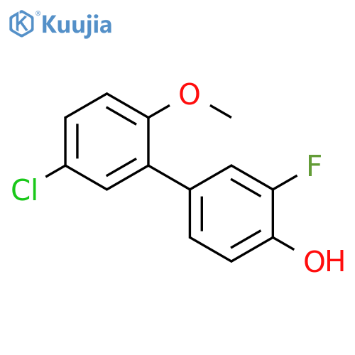 [1,1'-Biphenyl]-4-ol, 5'-chloro-3-fluoro-2'-methoxy- structure