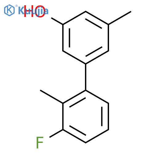 5-(3-Fluoro-2-methylphenyl)-3-methylphenol structure