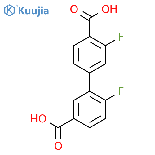 3-(4-Carboxy-3-fluorophenyl)-4-fluorobenzoic Acid structure