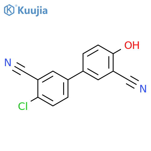 4-(4-Chloro-3-cyanophenyl)-2-cyanophenol structure