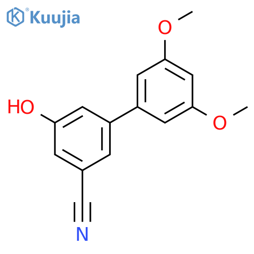 3-Cyano-5-(3,5-dimethoxyphenyl)phenol structure