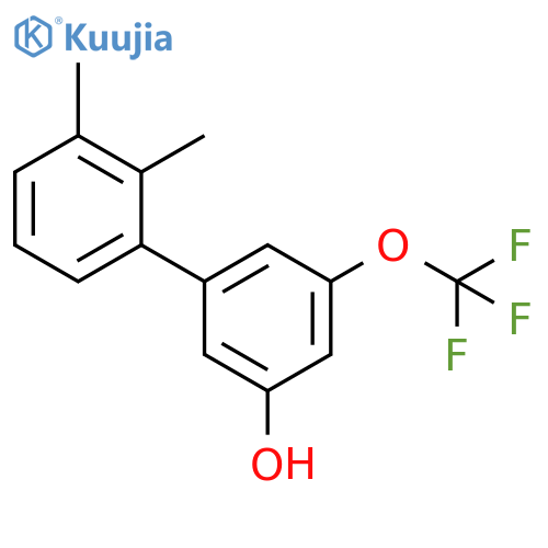 [1,1'-Biphenyl]-3-ol, 2',3'-dimethyl-5-(trifluoromethoxy)- structure