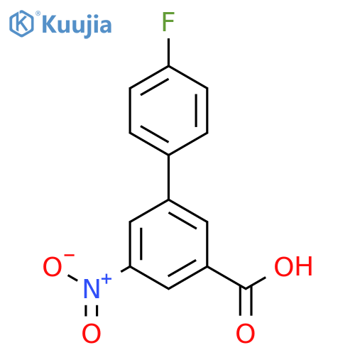 3-(4-Fluorophenyl)-5-nitrobenzoic acid structure
