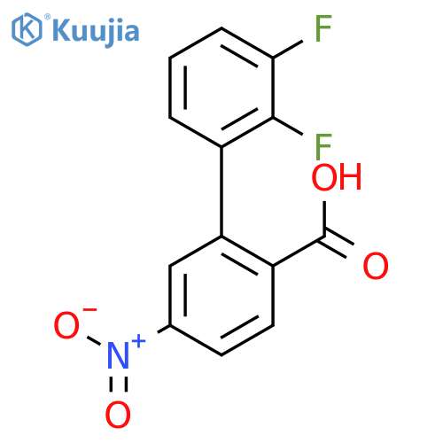 2-(2,3-difluorophenyl)-4-nitrobenzoic Acid structure