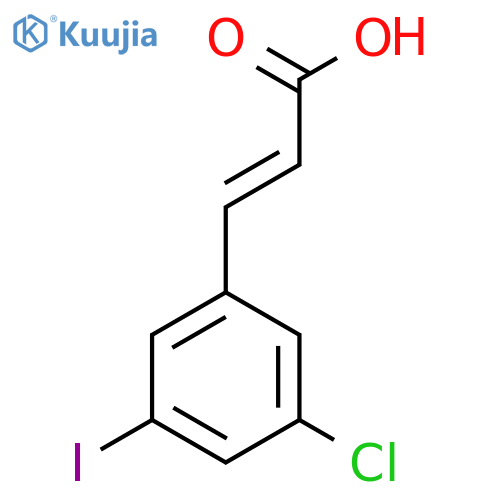 3-Chloro-5-iodocinnamic acid structure