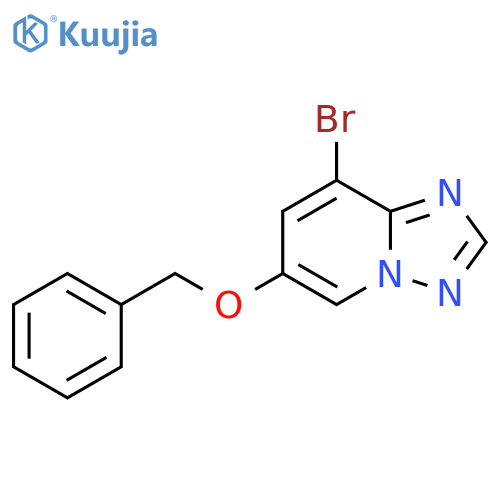 6-(Benzyloxy)-8-bromo-[1,2,4]triazolo[1,5-a]pyridine structure