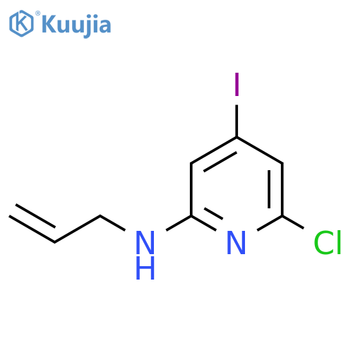Allyl-(6-chloro-4-iodopyridin-2-yl)-amine structure