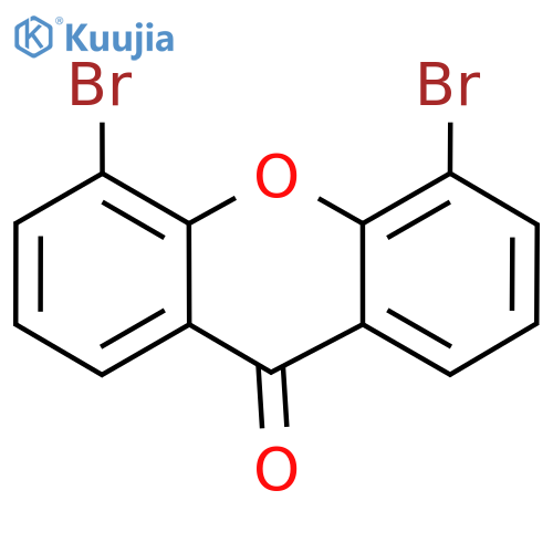 4,5-Dibromo-xanthen-9-one structure