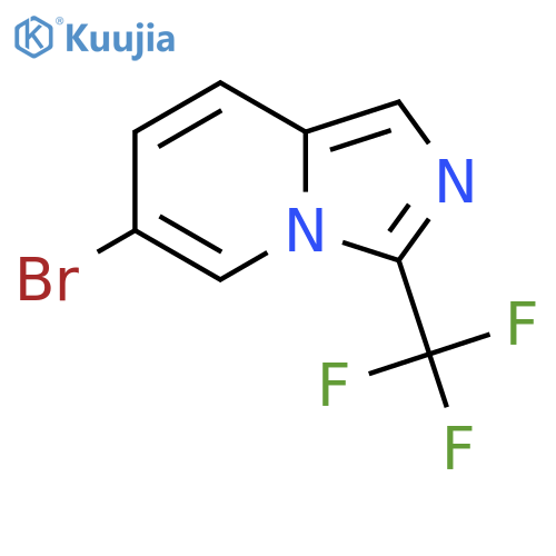 6-Bromo-3-(trifluoromethyl)imidazo[1,5-a]pyridine structure