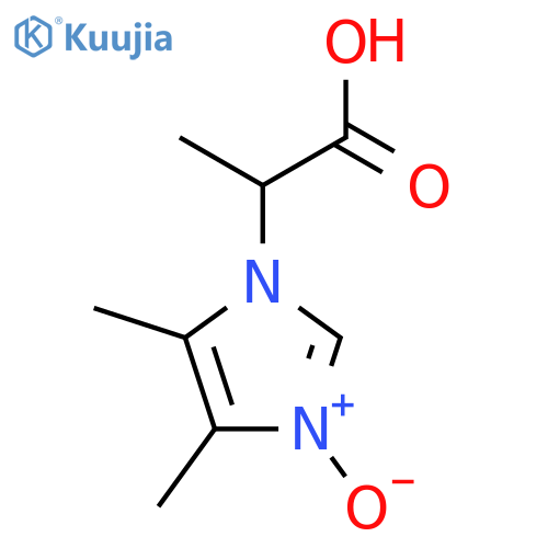 1-(1-carboxyethyl)-4,5-dimethyl-1H-imidazole 3-oxide structure