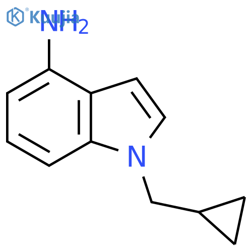 1-(Cyclopropylmethyl)-1H-indol-4-amine structure