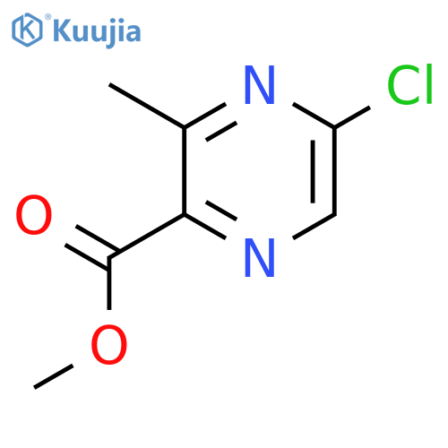 Methyl 5-chloro-3-methylpyrazine-2-carboxylate structure