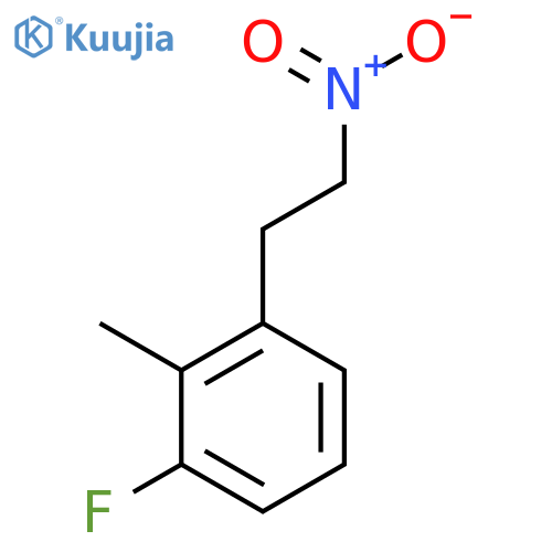 1-fluoro-2-methyl-3-(2-nitroethyl)benzene structure