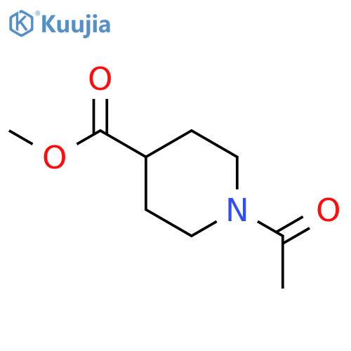 methyl 1-acetylpiperidine-4-carboxylate structure