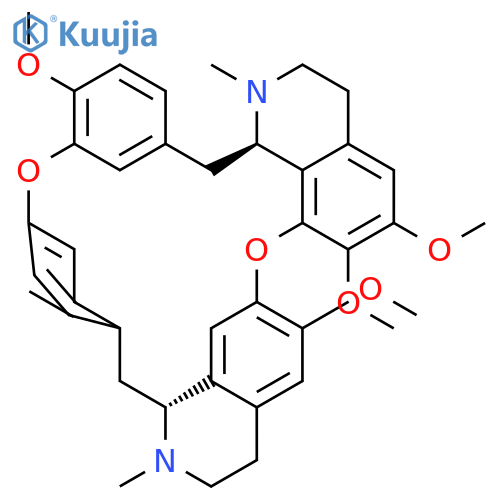 16H-1,24:6,9-Dietheno-11,15-metheno-2H-pyrido[2',3':17,18][1,11]dioxacycloeicosino[2,3,4-ij]isoquinoline,3,4,4a,5,16a,17,18,19-octahydro-12,21,22,26-tetramethoxy-4,17-dimethyl-,(4aR,16aR)- structure