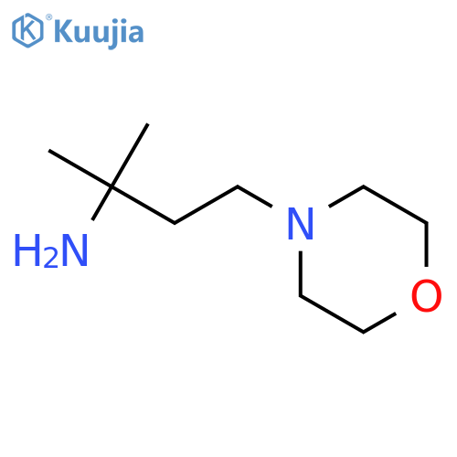 2-methyl-4-(morpholin-4-yl)butan-2-amine structure
