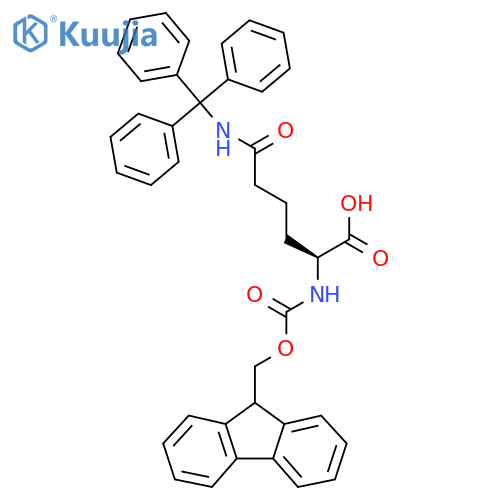 Fmoc-L-Hgn(Trt)-OH structure