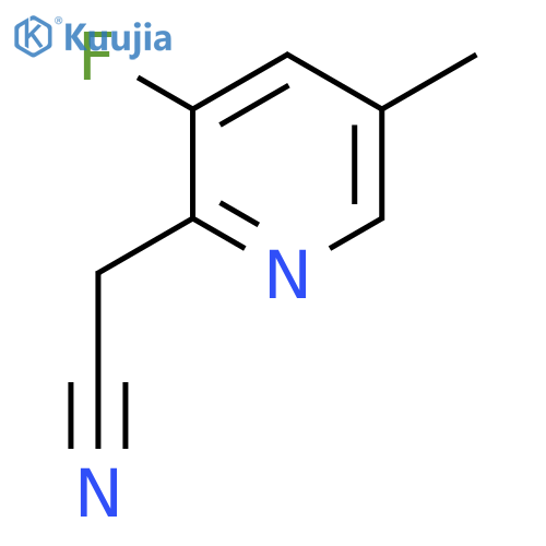 3-Fluoro-5-methylpyridine-2-acetonitrile structure