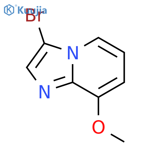 3-Bromo-8-methoxyimidazo1,2-apyridine structure