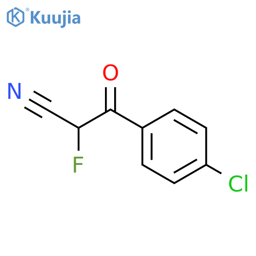 3-(4-Chlorophenyl)-2-fluoro-3-oxopropanenitrile structure