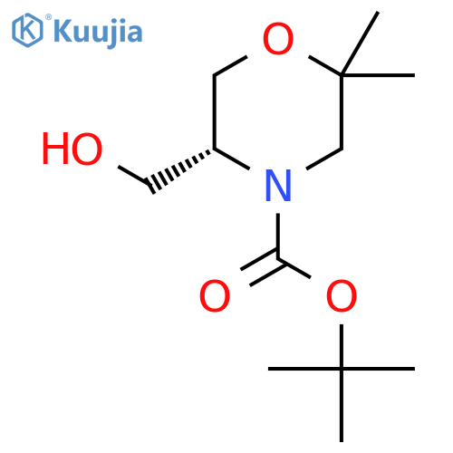 (R)-4-Boc-5-Hydroxymethyl-2,2-dimethyl-morpholine structure