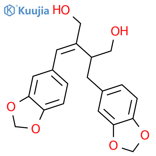 8,8'-Lign-7-ene-3,3',4,4',9,9'-hexol; (7E,8'R)-form, 3,4:3',4'-Bis(methylene) ether structure