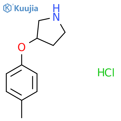 3-(4-Methylphenoxy)pyrrolidine hydrochloride structure